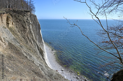 Famous white cliffs in Jasmund National Park photo