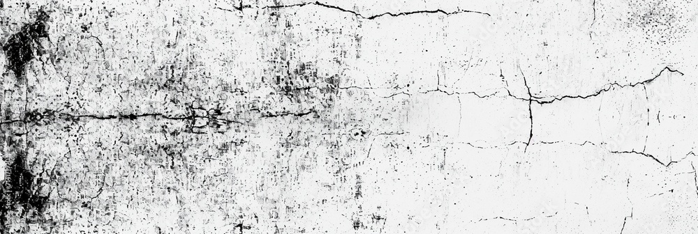 Obraz premium Vintage Decay: Grunge Background Featuring Dirty Monochrome Patterns of Worn Surfaces in Black and White