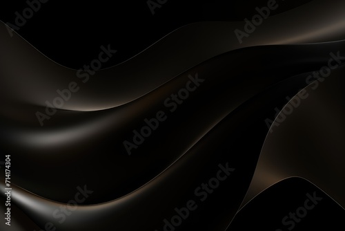 Abstract background black ribbon for mourning, black friday or black history month photo