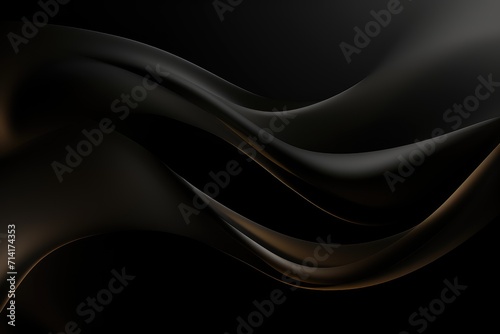 Abstract background black ribbon for mourning, black friday or black history month
