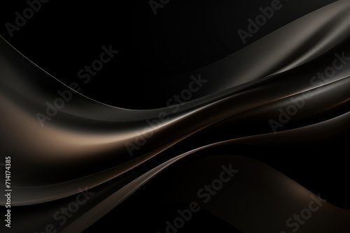 Abstract background black ribbon for mourning, black friday or black history month photo