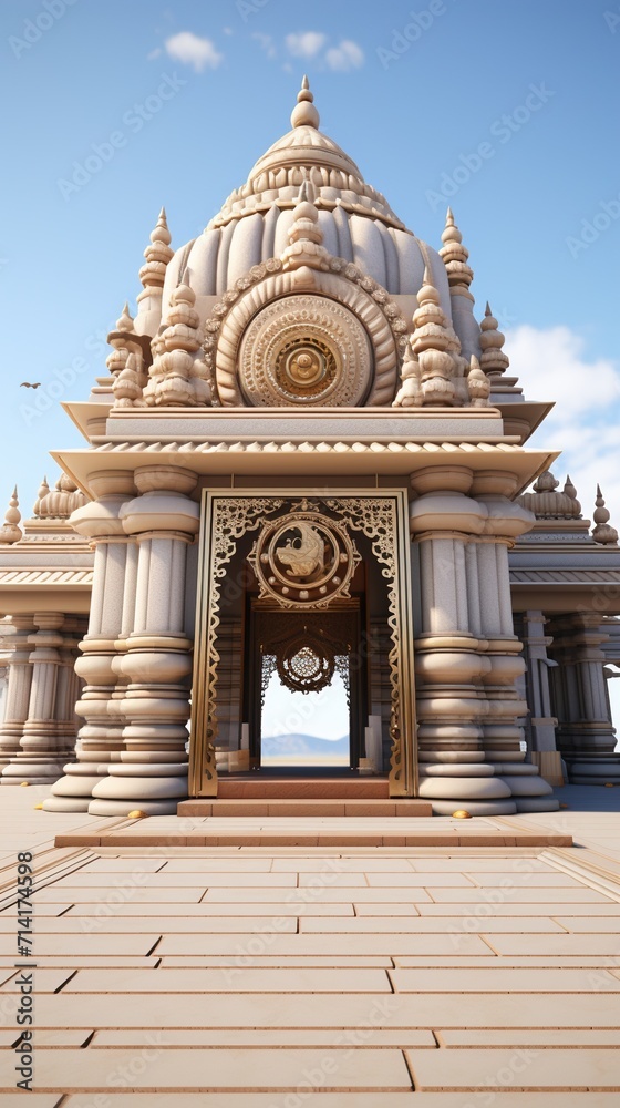 A Beautiful Wallpaper of Hindu Temple