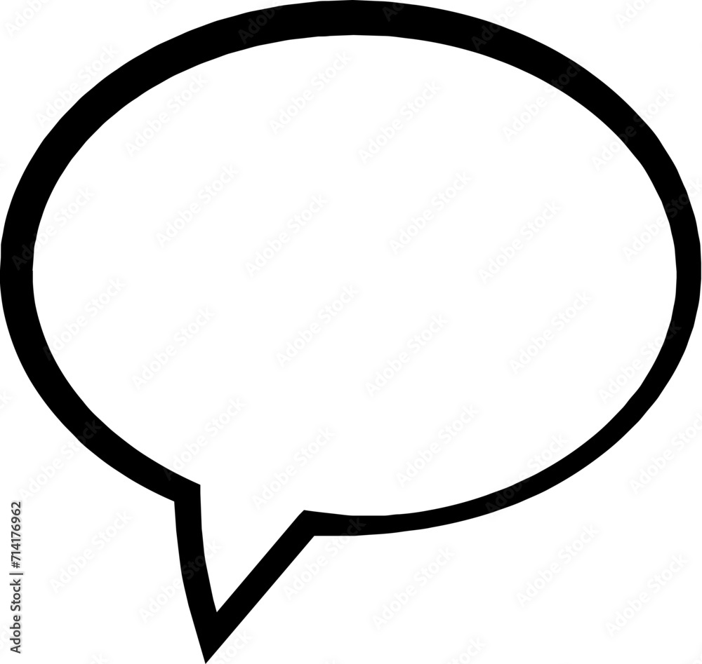  Blank empty speech bubbles