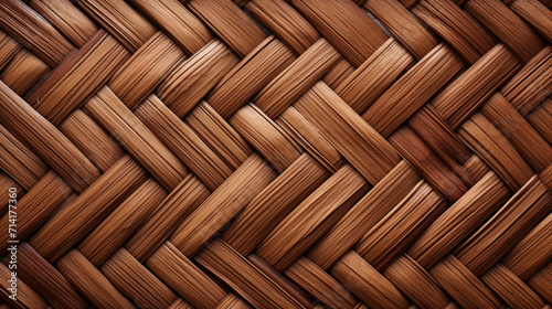 Knotted wicker rope texture background