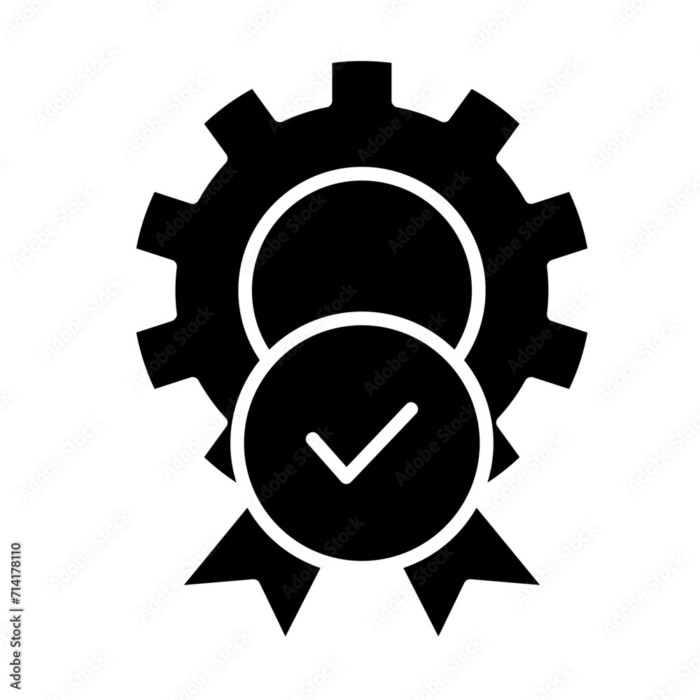 Quality glyph icon illustration vector graphic