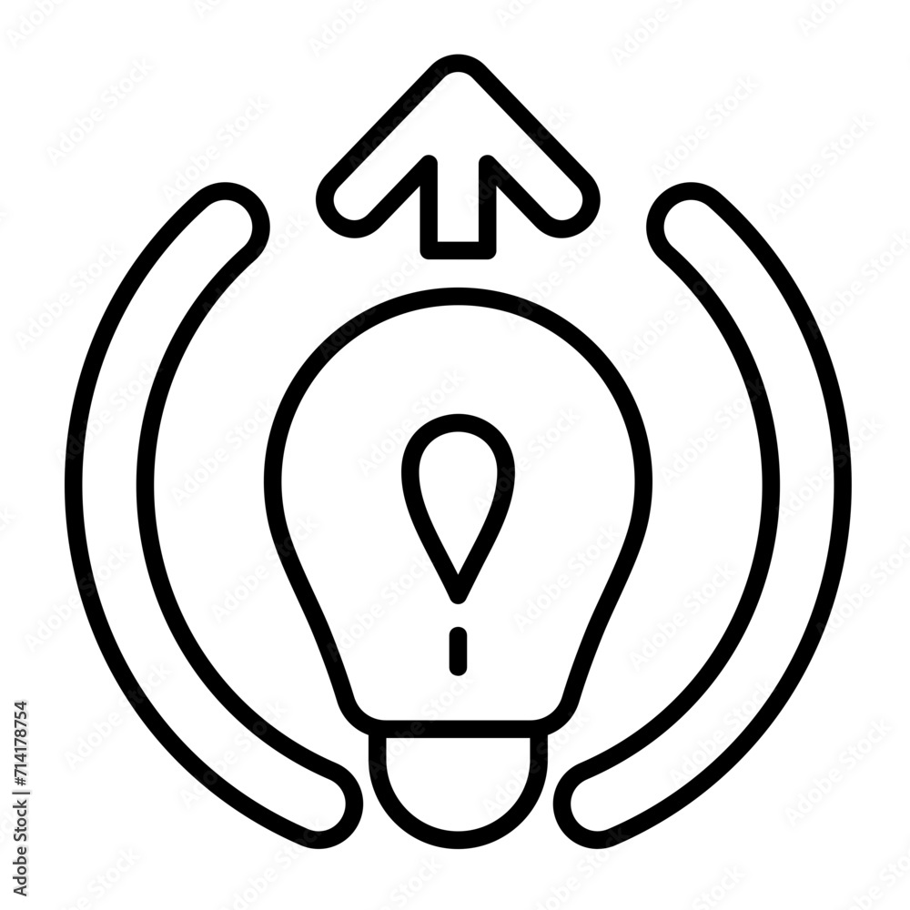 Opportunities line icon illustration vector graphic Opportunities line icon illustration vector graphic