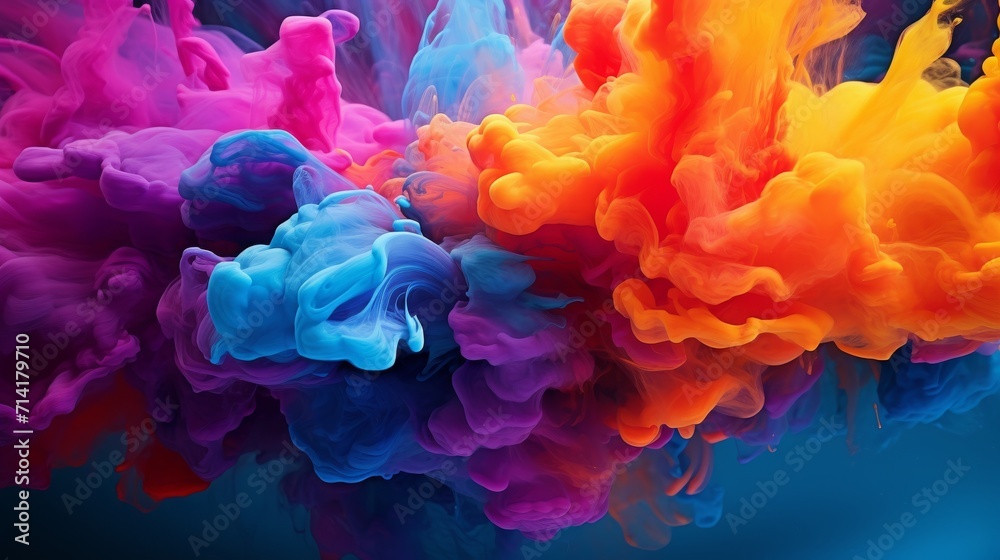 colorful background, calming, saturated pigments, 16:9