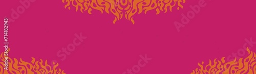 Romantic background for valentine's Day party, poster, cover, banner. with creative composition of curly waves. Vector illustration, Print