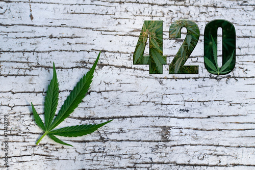 420 world cannabis day. April 4th world marijuana day. concept 420.
