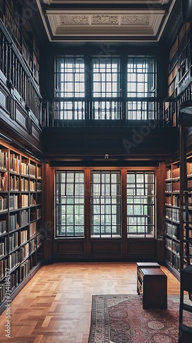 Interior of a library