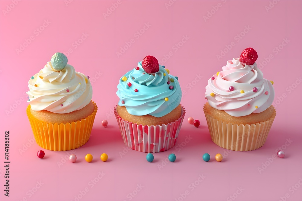 cupcakes with frosting and sprinkles cupcakes with frosting and sprinkles