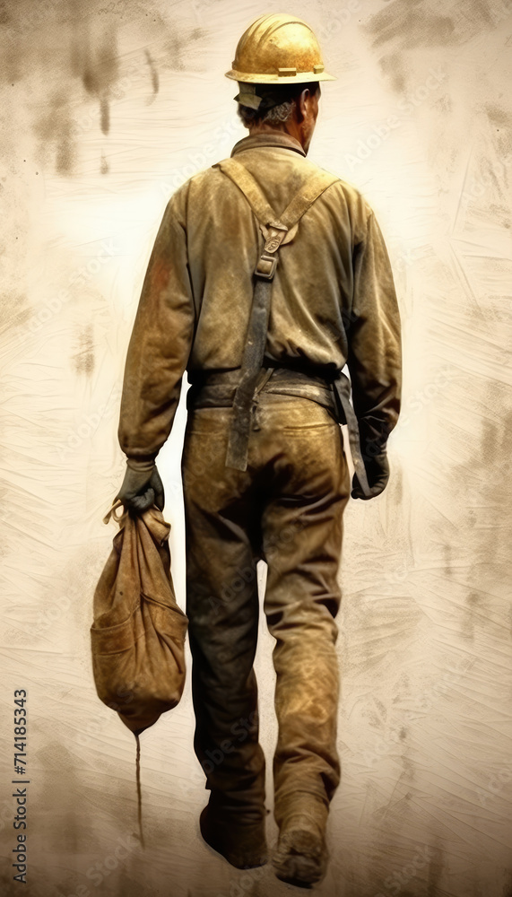 Obraz premium Man worker
