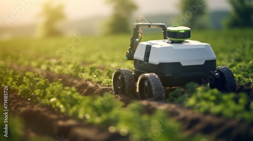 Agricultural Robot Working in the Field: Navigation and Optical Recognition for Weed and Pest Control AI Generated AI Generated