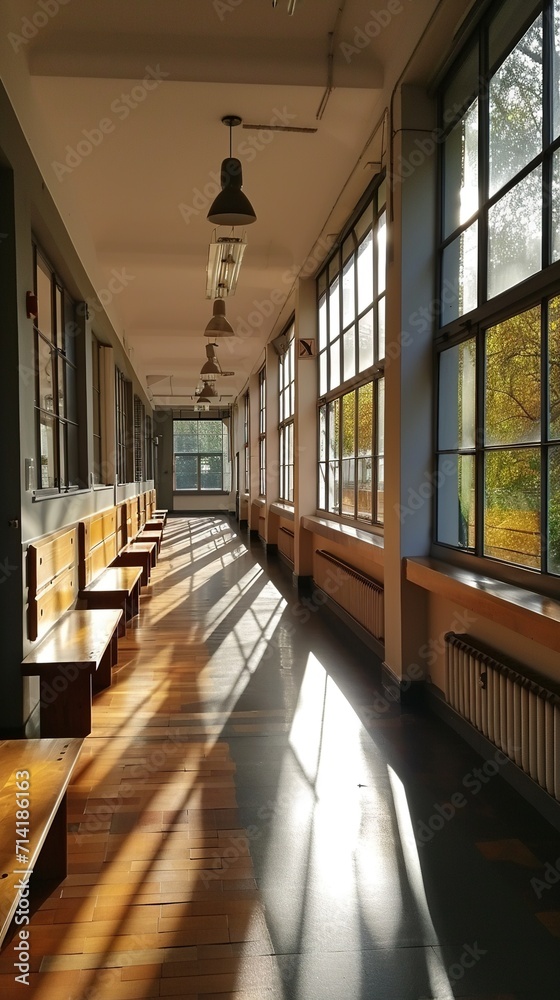 Interior of a school Interior of a school