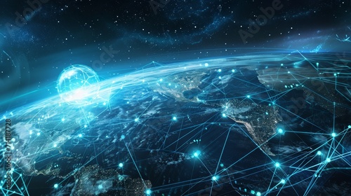 Global Nexus: Futuristic Hub of Interconnected Advancement