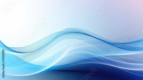Minimal trapezoidal patterns in blue and white colors background with empty copy space photo