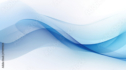 Minimal trapezoidal patterns in blue and white colors background with empty copy space © LFK