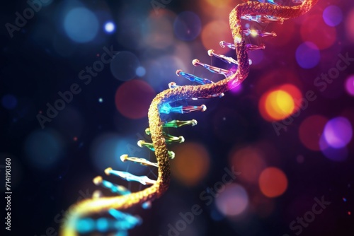 3D DNA Structure Illustration