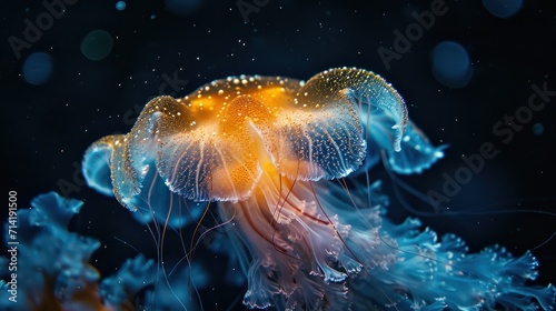 Ethereal macro shot of jellyfish bell © Minmon_Designhub