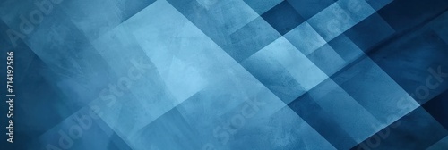 Sleek Composition Elegance: Triangles and Rectangles in Abstract Blue, Layered to Perfection for a Contemporary Modern Art Website Banner Background