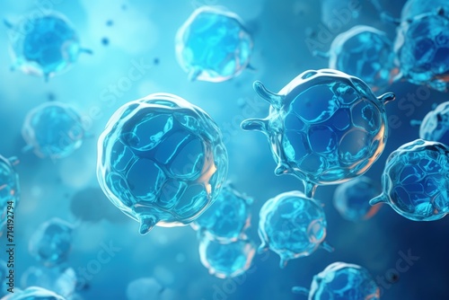 Blue cell research in molecular biology and medicine.