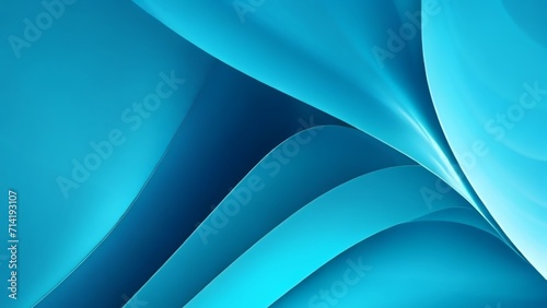cyan , blue gradient abstract background with waves © Iman00