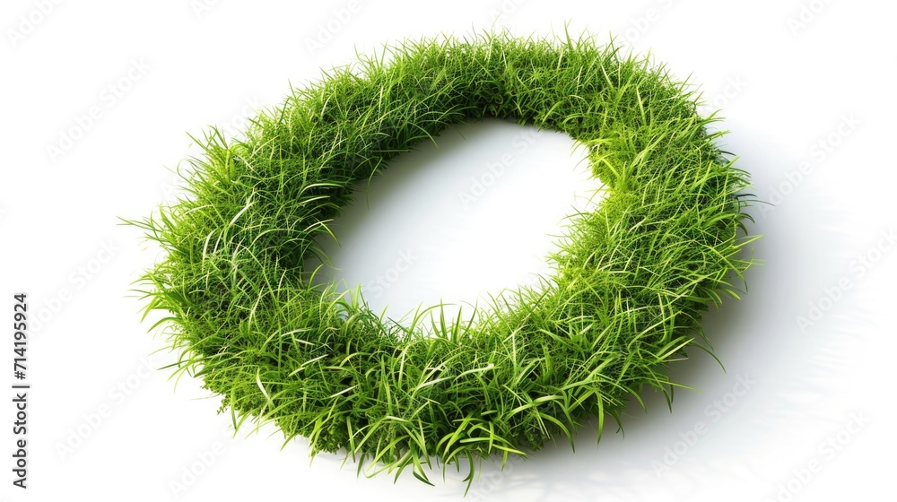 Green grass number 0 isolated on white background. 3D grass digits for eco banner, poster, cover, logo design template element. Symbolizing nature and environmental conservation. Green grass number 0 isolated on white background. 3D grass digits for eco banner, poster, cover, logo design template element. Symbolizing nature and environmental conservation.