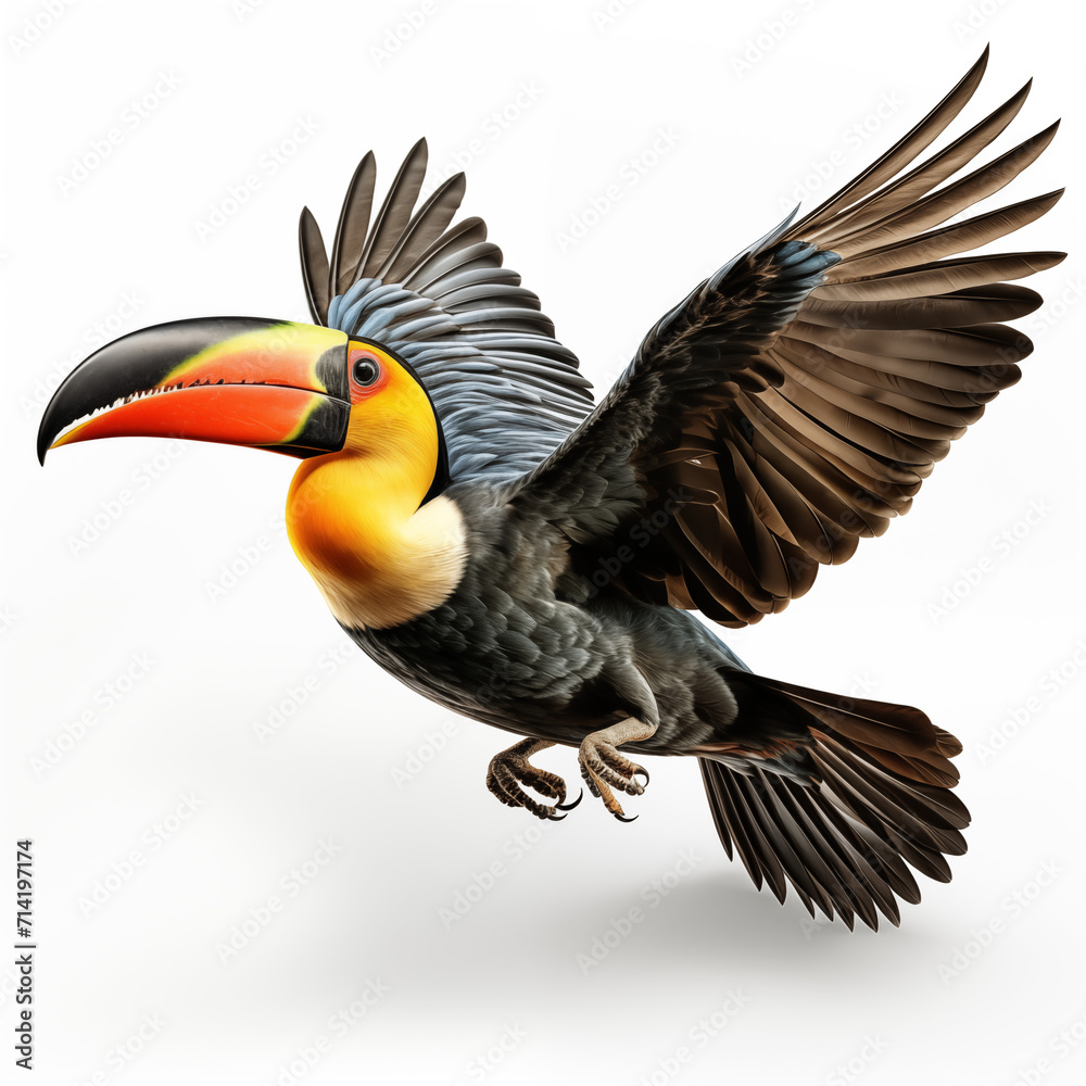 Obraz premium toucan isolated on white