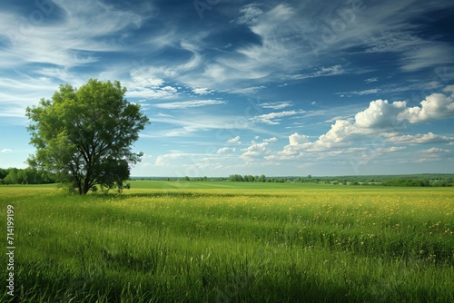 rural landscape background
