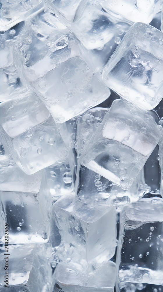 ice cubes on a dark background, macro photo with shallow depth of field ice cubes on a dark background, macro photo with shallow depth of field