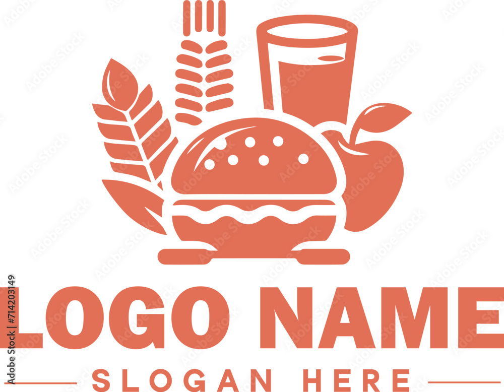 restaurant, bar, coffee shop, bbq, bakery, cafe, food logo and icon symbol clean flat modern minimalist business logo design editable vector restaurant, bar, coffee shop, bbq, bakery, cafe, food logo and icon symbol clean flat modern minimalist business logo design editable vector