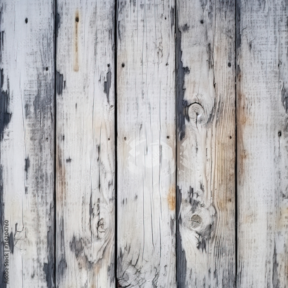 Naklejka premium Dusty old wooden board painted on white texture