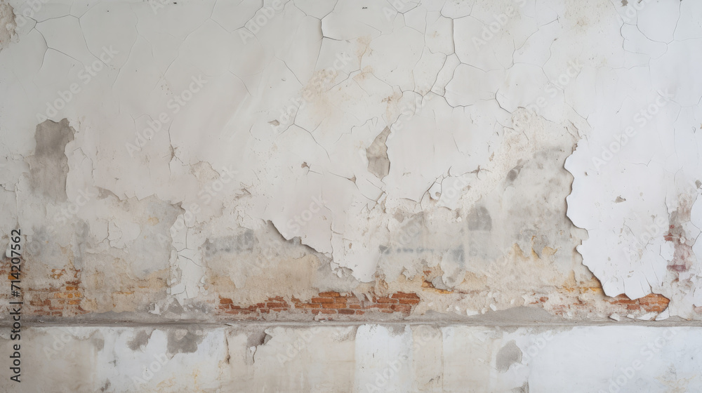 Old grunge wall texture in white colors