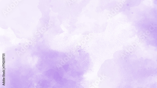 Obraz na płótnie Abstract purple watercolor background. Paint brush paper textured stain canvas element. Pastel soft water color pattern. Abstract violet texture. Art watercolor background for wallpaper design w salonie