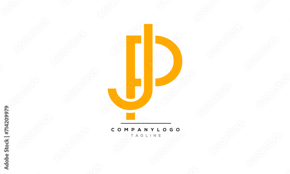 Alphabet letters Initials Monogram logo PJ, PJ INITIAL, PJ letter Alphabet letters Initials Monogram logo PJ, PJ INITIAL, PJ letter