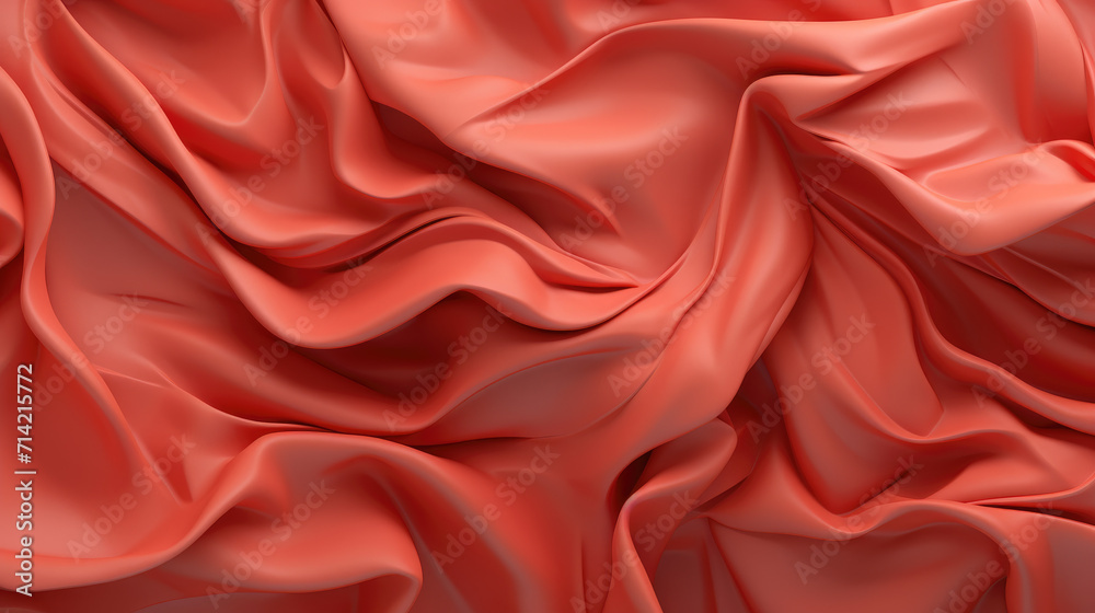 Fototapeta premium Patterned crinkled fabric texture background