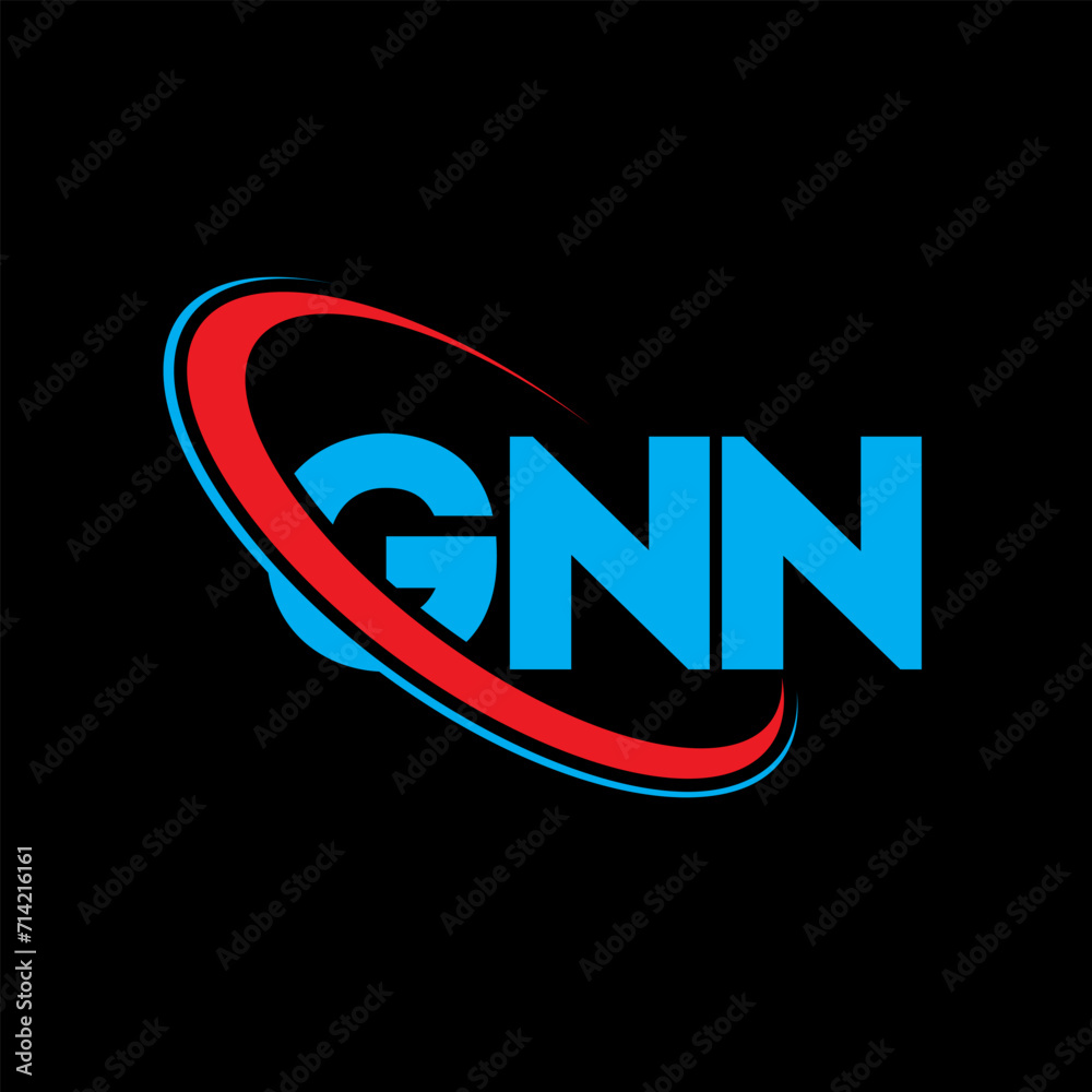 GNN logo. GNN letter. GNN letter logo design. Initials GNN logo linked with circle and uppercase monogram logo. GNN typography for technology, business and real estate brand.