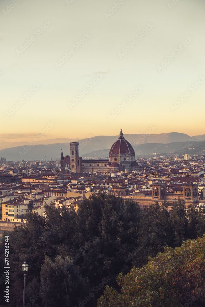 Florence at sunset 