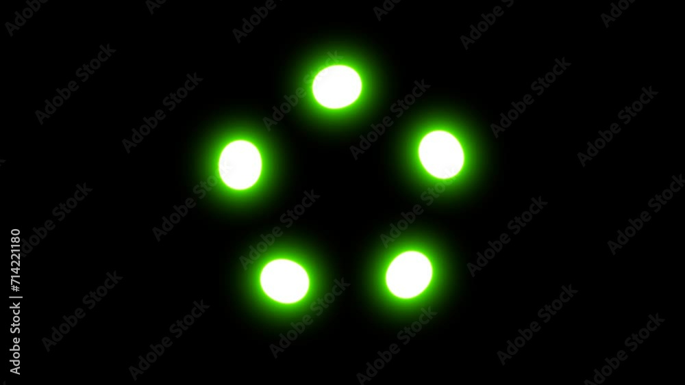 4K neon circle loading circle with alpha channel 4K neon circle loading circle with alpha channel