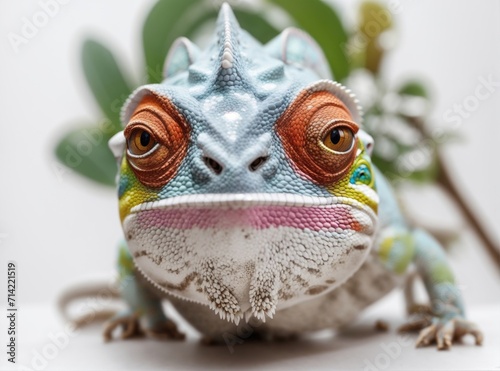 Vibrant Chameleon Elegance