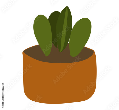 Plant Decor illustration for sticker and element