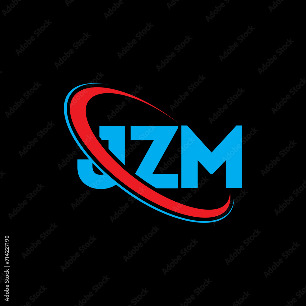 JZM logo. JZM letter. JZM letter logo design. Initials JZM logo linked with circle and uppercase monogram logo. JZM typography for technology, business and real estate brand.