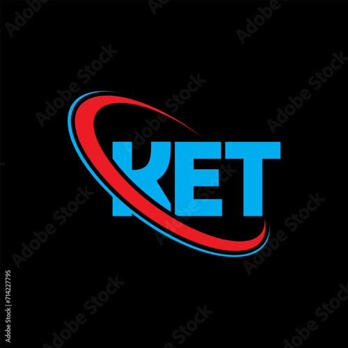KET logo. KET letter. KET letter logo design. Initials KET logo linked with circle and uppercase monogram logo. KET typography for technology, business and real estate brand.