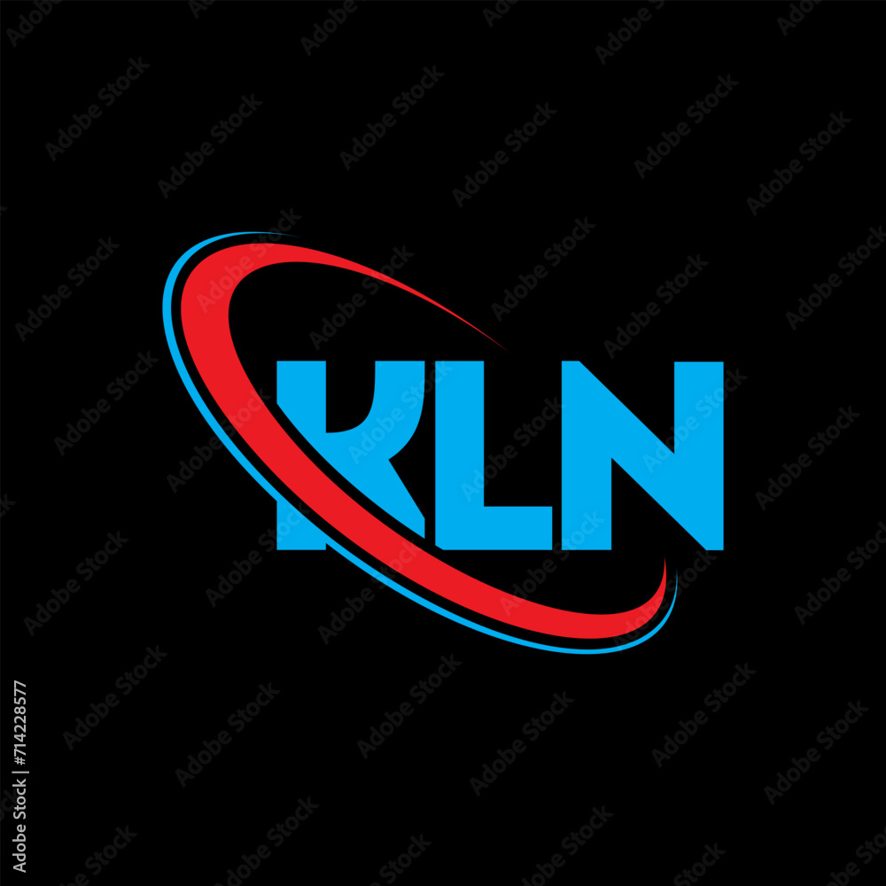 KLN logo. KLN letter. KLN letter logo design. Initials KLN logo linked with circle and uppercase monogram logo. KLN typography for technology, business and real estate brand.