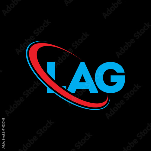 LAG logo. LAG letter. LAG letter logo design. Intitials LAG logo linked with circle and uppercase monogram logo. LAG typography for technology, business and real estate brand.