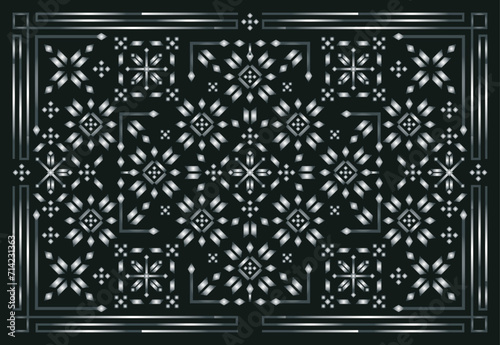 scandinavian art metallic monochrome art deco minimalist  linear geometric vector frame,flower, border, label for your logo, badge or crest for club, bar, cafe, nordic art, Jewelry