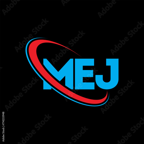 Free Download MEJ logo. MEJ letter. MEJ letter logo design. Initials MEJ logo linked with circle and uppercase monogram logo. MEJ typography for technology, business and real estate brand. - GFXLoad