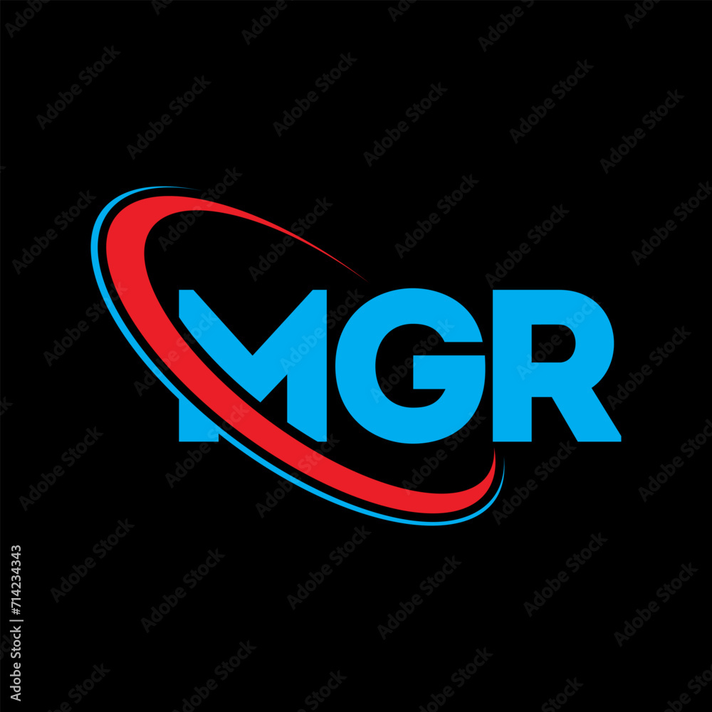 MGR logo. MGR letter. MGR letter logo design. Initials MGR logo linked with circle and uppercase monogram logo. MGR typography for technology, business and real estate brand.