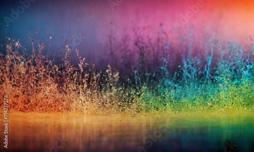 Gradient splatter background