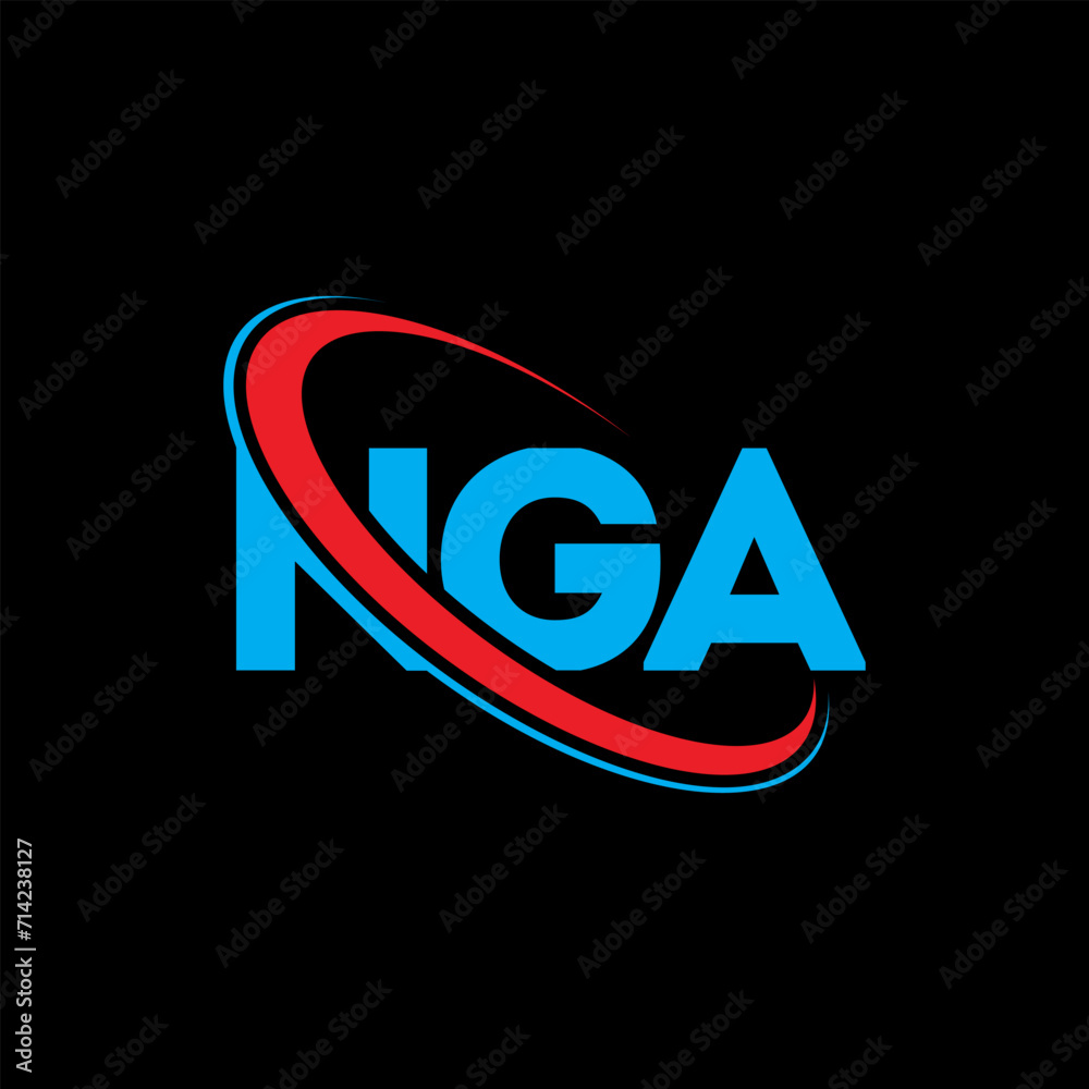 NGA logo. NGA letter. NGA letter logo design. Initials NGA logo linked with circle and uppercase monogram logo. NGA typography for technology, business and real estate brand. NGA logo. NGA letter. NGA letter logo design. Initials NGA logo linked with circle and uppercase monogram logo. NGA typography for technology, business and real estate brand.